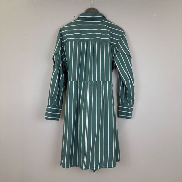 Derek Lam 10 Crosby Charlotte Tie Waist Shirt Dress 💙 - Picture 7 of 11